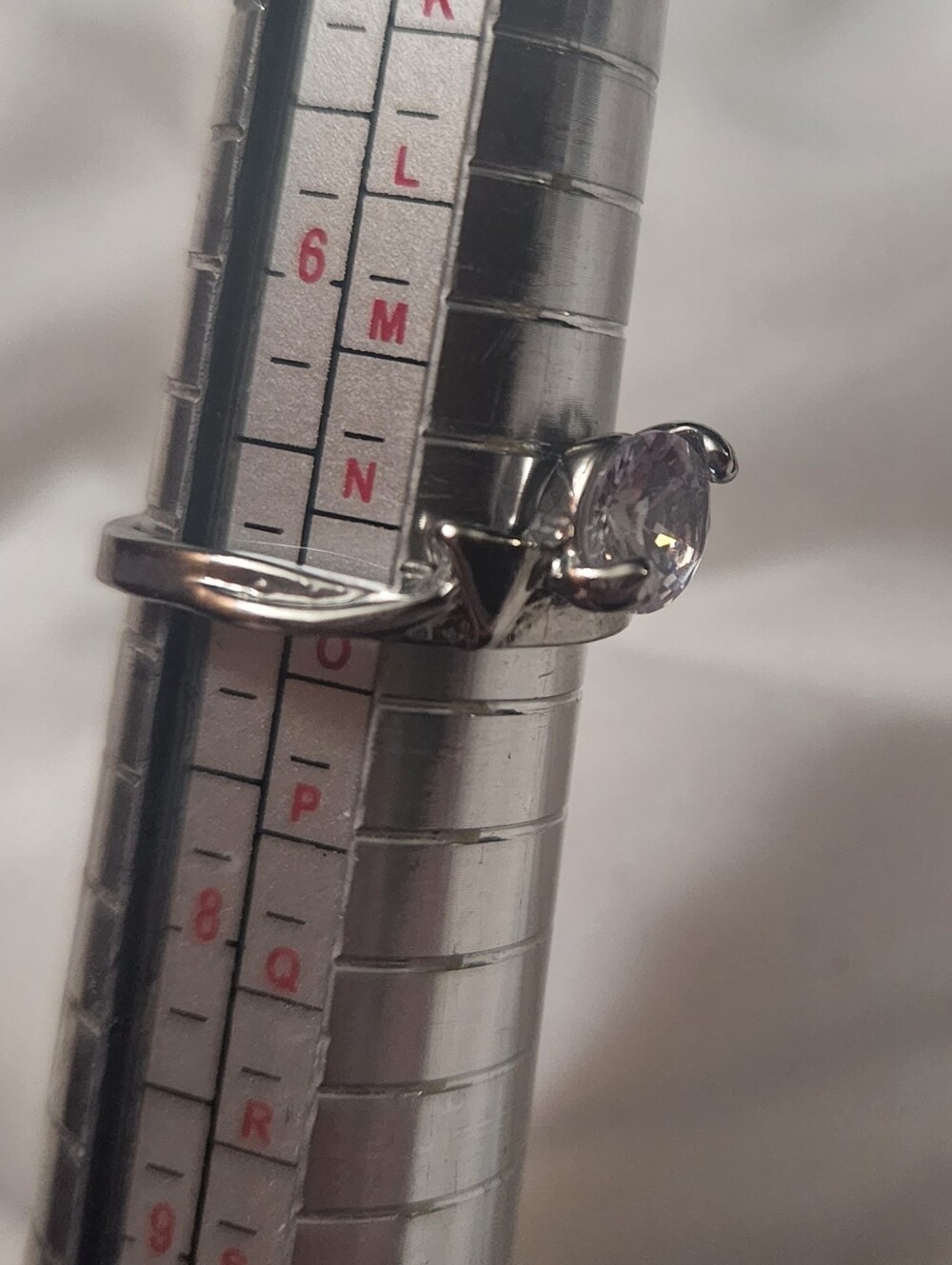 Size 7 Fashion Ring Cz Silver